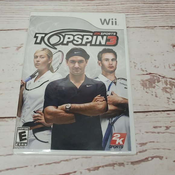 2008 2K Sports Top Spin 3 Nintendo Wii Video Game Made in USA - Picture 1 of 9